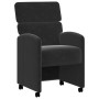 Sillas de Comedor con Ruedas 2 pcs Negro 58 x 65 x 98 cm en Sillas de comedor | Comprar online en Foru.es