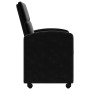 Sillas de Comedor con Ruedas 2 pcs Negro 58 x 65 x 98 cm en Sillas de comedor | Comprar online en Foru.es