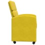 Sillas de Comedor con Ruedas 2 pcs Amarillo 58 x 65 x 98 cm en Sillas de comedor | Comprar online en Foru.es