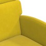 Sillas de Comedor con Ruedas 2 pcs Amarillo 58 x 65 x 98 cm en Sillas de comedor | Comprar online en Foru.es