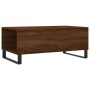 Mesa de centro madera contrachapada marrón roble 90x50x36,5 cm de vidaXL, Mesas de centro - Ref: Foro24-830819, Precio: 74,11...