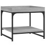 Mesa de centro madera de ingeniería gris Sonoma 49,5x49,5x45 cm de vidaXL, Mesas de centro - Ref: Foro24-832811, Precio: 36,7...