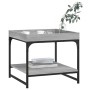 Mesa de centro madera de ingeniería gris Sonoma 49,5x49,5x45 cm de vidaXL, Mesas de centro - Ref: Foro24-832811, Precio: 36,7...