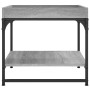 Mesa de centro madera de ingeniería gris Sonoma 49,5x49,5x45 cm de vidaXL, Mesas de centro - Ref: Foro24-832811, Precio: 36,7...