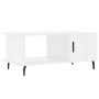 Mesa de centro madera contrachapada blanco brillo 90x50x40 cm de vidaXL, Mesas de centro - Ref: Foro24-829502, Precio: 52,18 ...