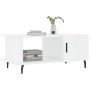 Mesa de centro madera contrachapada blanco brillo 90x50x40 cm de vidaXL, Mesas de centro - Ref: Foro24-829502, Precio: 52,18 ...