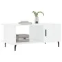 Mesa de centro madera contrachapada blanco brillo 90x50x40 cm de vidaXL, Mesas de centro - Ref: Foro24-829502, Precio: 51,75 ...