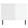 Mesa de centro madera contrachapada blanco brillo 90x50x40 cm de vidaXL, Mesas de centro - Ref: Foro24-829502, Precio: 52,18 ...
