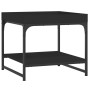 Mesa de centro madera de ingeniería negro 49,5x49,5x45 cm de vidaXL, Mesas de centro - Ref: Foro24-832808, Precio: 36,71 €, D...