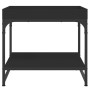 Mesa de centro madera de ingeniería negro 49,5x49,5x45 cm de vidaXL, Mesas de centro - Ref: Foro24-832808, Precio: 36,71 €, D...