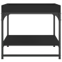 Mesa de centro madera de ingeniería negro 49,5x49,5x45 cm de vidaXL, Mesas de centro - Ref: Foro24-832808, Precio: 36,71 €, D...