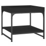 Mesa de centro madera de ingeniería negro 49,5x49,5x45 cm de vidaXL, Mesas de centro - Ref: Foro24-832808, Precio: 36,71 €, D...
