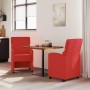 Sillas de Comedor con Ruedas 2 pcs Rojo 58 x 65 x 98 cm en Sillas de comedor | Comprar online en Foru.es