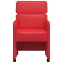 Sillas de Comedor con Ruedas 2 pcs Rojo 58 x 65 x 98 cm en Sillas de comedor | Comprar online en Foru.es