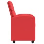 Sillas de Comedor con Ruedas 2 pcs Rojo 58 x 65 x 98 cm en Sillas de comedor | Comprar online en Foru.es