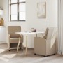 Sillas de Comedor con Ruedas 2 pcs Capuchino 58 x 65 x 98 cm en Sillas de comedor | Comprar online en Foru.es