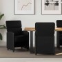 Sillas de Comedor con Ruedas 2 pcs Negro 58 x 65 x 98 cm en Sillas de comedor | Comprar online en Foru.es