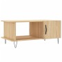 Mesa de centro madera contrachapada roble Sonoma 90x50x40 cm de vidaXL, Mesas de centro - Ref: Foro24-829487, Precio: 57,05 €...