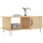 Mesa de centro madera contrachapada roble Sonoma 90x50x40 cm de vidaXL, Mesas de centro - Ref: Foro24-829487, Precio: 57,05 €...