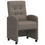 Sillas de Comedor con Ruedas 2 pcs Gris 57 x 67 x 98 cm en Sillas de comedor | Comprar online en Foru.es