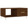 Mesa de centro madera contrachapada roble marrón 90x50x40 cm de vidaXL, Mesas de centro - Ref: Foro24-829203, Precio: 46,16 €...