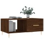 Mesa de centro madera contrachapada roble marrón 90x50x40 cm de vidaXL, Mesas de centro - Ref: Foro24-829203, Precio: 46,16 €...