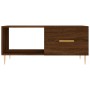 Mesa de centro madera contrachapada roble marrón 90x50x40 cm de vidaXL, Mesas de centro - Ref: Foro24-829203, Precio: 46,16 €...