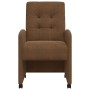 Sillas de Comedor con Ruedas 2 pcs Marrón 57 x 67 x 98 cm en Sillas de comedor | Comprar online en Foru.es