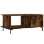 Mesa de centro madera contrachapada roble ahumado 90x50x40 cm de vidaXL, Mesas de centro - Ref: Foro24-829497, Precio: 46,19 ...