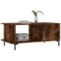 Mesa de centro madera contrachapada roble ahumado 90x50x40 cm de vidaXL, Mesas de centro - Ref: Foro24-829497, Precio: 46,19 ...