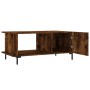 Mesa de centro madera contrachapada roble ahumado 90x50x40 cm de vidaXL, Mesas de centro - Ref: Foro24-829497, Precio: 46,19 ...