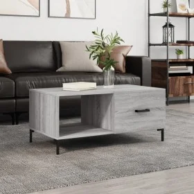 Sonoma gray plywood coffee table 90x50x40 cm by vidaXL, Coffee table - Ref: Foro24-829218, Price: 48,06 €, Discount: %