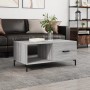 Mesa de centro madera contrachapada gris Sonoma 90x50x40 cm de vidaXL, Mesas de centro - Ref: Foro24-829218, Precio: 48,61 €,...