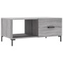 Mesa de centro madera contrachapada gris Sonoma 90x50x40 cm de vidaXL, Mesas de centro - Ref: Foro24-829218, Precio: 48,61 €,...