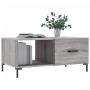 Mesa de centro madera contrachapada gris Sonoma 90x50x40 cm de vidaXL, Mesas de centro - Ref: Foro24-829218, Precio: 48,61 €,...