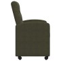 Sillas de Comedor con Ruedas con ruedas 2 pcs Verde ejército en Sillas de comedor | Comprar online en Foru.es