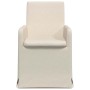 Sillas de comedor con ruedas 2 pcs Beige 57 x 67 x 95 cm Lino en Sillas de comedor | Comprar online en Foru.es