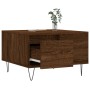 Mesa de centro madera contrachapada roble marrón 55x55x36,5 cm de vidaXL, Mesas de centro - Ref: Foro24-830763, Precio: 55,73...