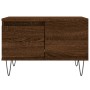 Mesa de centro madera contrachapada roble marrón 55x55x36,5 cm de vidaXL, Mesas de centro - Ref: Foro24-830763, Precio: 55,73...