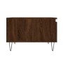 Mesa de centro madera contrachapada roble marrón 55x55x36,5 cm de vidaXL, Mesas de centro - Ref: Foro24-830763, Precio: 55,73...