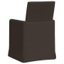 Sillas de comedor 2 pcs Gris oscuro 57 x 67 x 95 cm Lino en Sillas de comedor | Comprar online en Foru.es