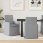 Sillas de comedor 2 pcs Gris claro 57 x 67 x 95 cm tela en Sillas de comedor | Comprar online en Foru.es