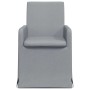 Sillas de comedor 2 pcs Gris claro 57 x 67 x 95 cm tela en Sillas de comedor | Comprar online en Foru.es