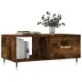 Smoked oak plywood coffee table 90x50x40 cm by vidaXL, Coffee table - Ref: Foro24-829193, Price: 46,74 €, Discount: %