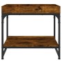 Mesa de centro madera ingeniería roble ahumado 49,5x49,5x45 cm de vidaXL, Mesas de centro - Ref: Foro24-832810, Precio: 35,89...