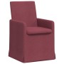 Sillas de comedor 2 pcs Rojo vino tinto 57 x 67 x 95 cm tela en Sillas de comedor | Comprar online en Foru.es