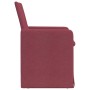 Sillas de comedor 2 pcs Rojo vino tinto 57 x 67 x 95 cm tela en Sillas de comedor | Comprar online en Foru.es