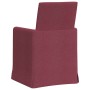 Sillas de comedor 2 pcs Rojo vino tinto 57 x 67 x 95 cm tela en Sillas de comedor | Comprar online en Foru.es