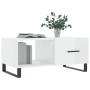 Mesa de centro madera contrachapada blanco brillo 90x50x40 cm de vidaXL, Mesas de centro - Ref: Foro24-829238, Precio: 70,79 ...