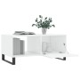 Mesa de centro madera contrachapada blanco brillo 90x50x40 cm de vidaXL, Mesas de centro - Ref: Foro24-829238, Precio: 70,79 ...